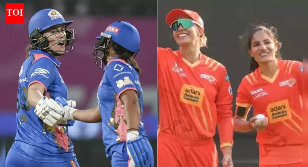 गुजरात जायंट्स ०.० षटकात ०/० | MI vs GG, WPL लाइव्ह स्कोअर: मुंबई इंडियन्सने नाणेफेक जिंकून, गुजरात जायंट्सविरुद्ध प्रथम क्षेत्ररक्षण निवडले