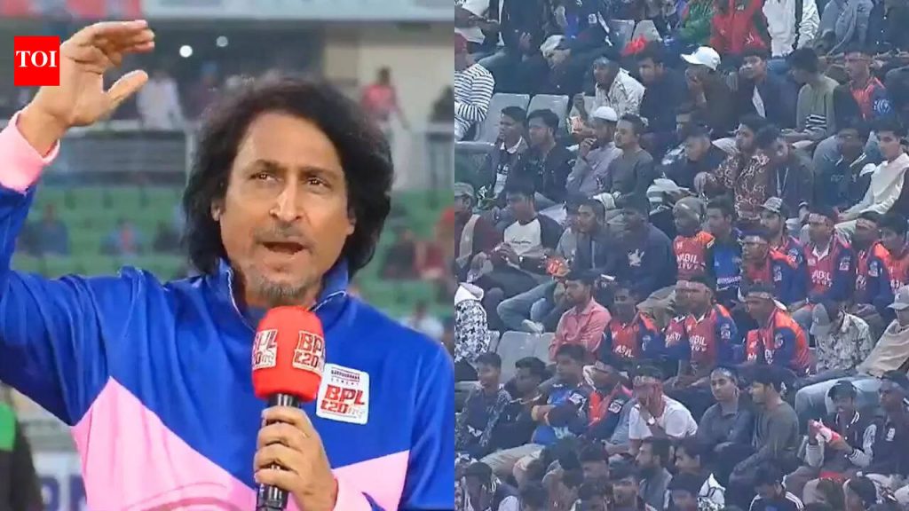 ‘थोडा आवाज करा’: पाकिस्तानच्या रमीझ राजाने बांगलादेशच्या जमावासमोर स्वतःला लाजवले – पहा
