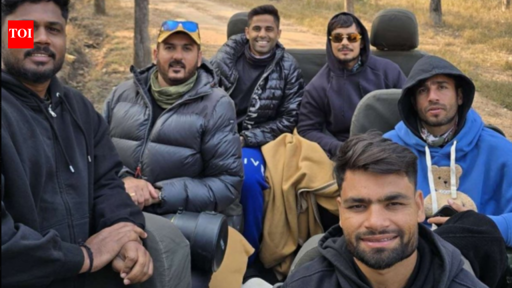 न्यूझीलंड T20 च्या आधी पेंच नॅशनल पार्कमध्ये टायगर सफारीसाठी टीमसोबत सूर्यकुमार यादव: त्यांनी कोणते प्राणी पाहिले? |