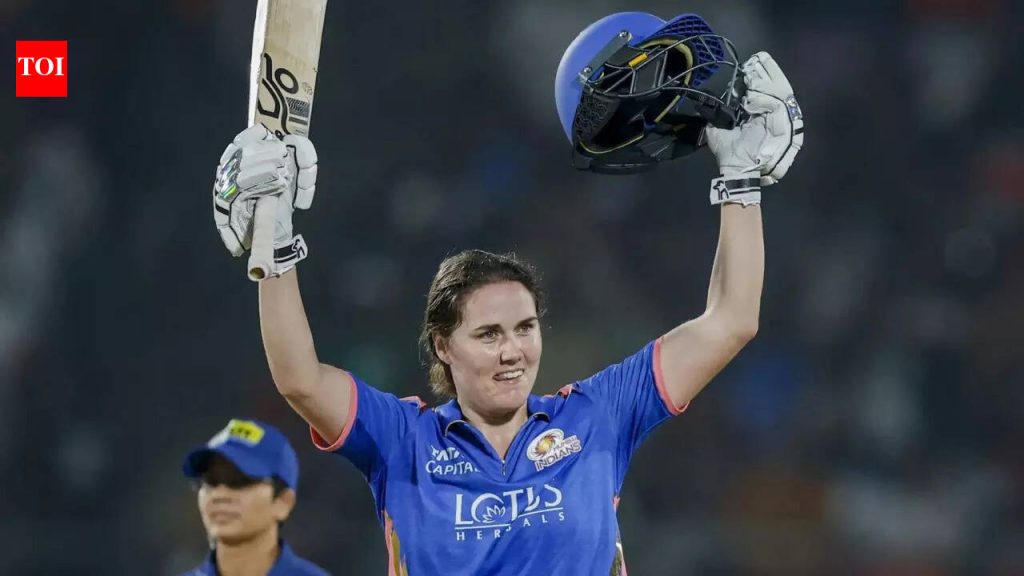 1,059 दिवसांनंतर, WPL ने पहिले शतक मिळवले — Nat Sciver-Brunt ने ते केले | क्रिकेट बातम्या