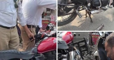 लोणावळ्यात बुलेट राजां चा माज उतरवला. फटाके फोडणाऱ्या गाड्यांवर पोलिसांची कडक कारवाई