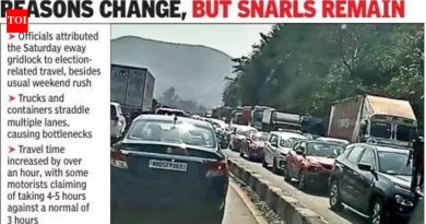 मुंबई-पुणे मार्गावर पुन्हा खडखडाट, वीकेंड आणि मतदानाचा प्रवास गोंधळात वाढला