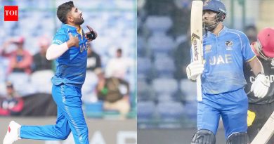 T20 विश्वचषक: पंचतारांकित जुनैद सिद्दीकी, आर्यांश शर्मा यांनी UAE ला प्रथम विजय मिळवून दिला