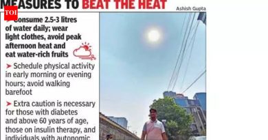 निर्जलीकरणाच्या तक्रारींदरम्यान तापमान वाढण्याचा इशारा डॉक्टरांनी दिला आहे