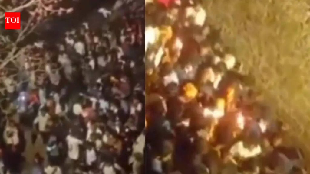 पुण्यातील शिवाजी महाराज जयंती कार्यक्रमात शिवनेरी किल्ल्यावर ढकलून दिल्याने तीन जखमी