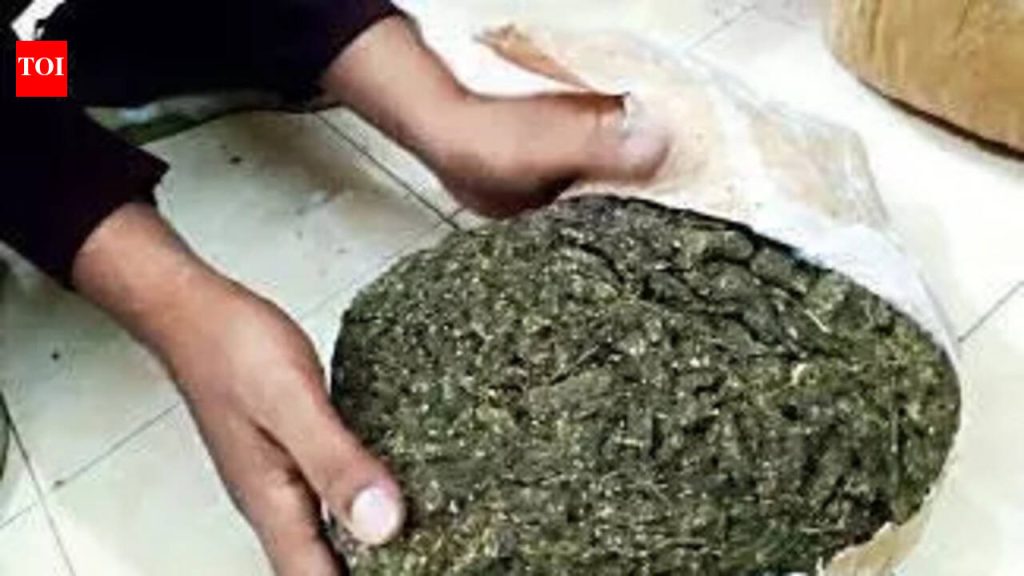 पोलिसांनी 10 लीटर किमतीचा गांजा जप्त, 6 जणांना ताब्यात घेतले