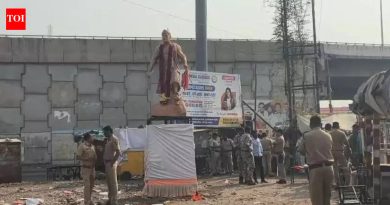 मोहोळमध्ये बेकायदेशीरपणे उभारलेला संभाजी महाराजांचा पुतळा