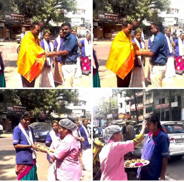 स्वच्छतेचा महायज्ञ. संत गाडगेबाबांच्या जयंतीनिमित्त तळेगावात स्वच्छतादूतांचा कृतज्ञतापूर्वक गौरव