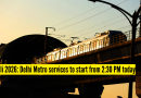 Dmrc: होळी 2026: दिल्ली मेट्रो सेवा आज दुपारी 2:30 वाजेपर्यंत बंद राहणार | Dmrc: होळी 2026: दिल्ली मेट्रो सेवा आज दुपारी 2:30 वाजेपर्यंत बंद राहणार |