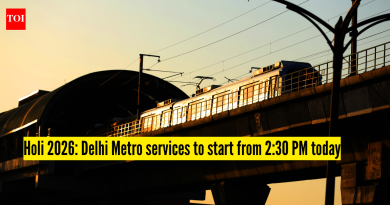 Dmrc: होळी 2026: दिल्ली मेट्रो सेवा आज दुपारी 2:30 वाजेपर्यंत बंद राहणार |
