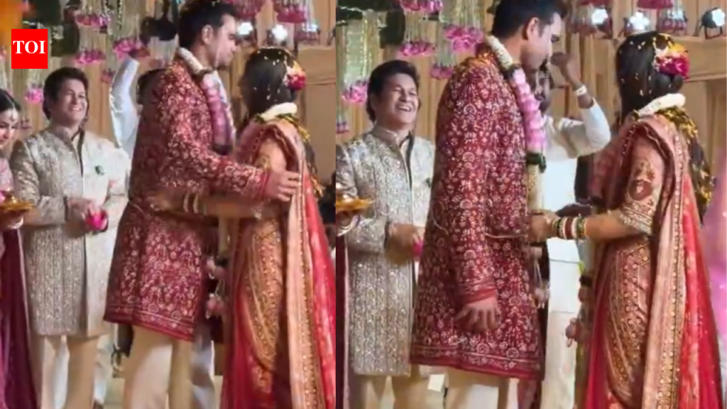 अर्जुन तेंडुलकर आणि सानिया चंधोक यांनी मुंबईतील भव्य सोहळ्यानंतर अधिकृतपणे लग्न केले