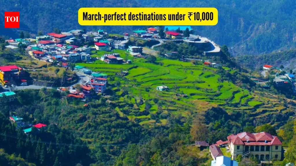 भारतात ₹10,000 च्या खाली भेट देण्यासाठी मार्च-परिपूर्ण गंतव्ये; प्रवासाचा कार्यक्रम तपासा