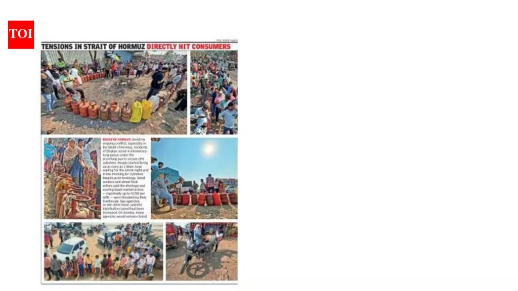 केवळ गॅसच्या बाटलीसाठी तळपत्या उन्हात लांबच लांब रांगा रस्त्याच्या कडेला असलेल्या चहा विक्रेत्याला व्यवसायाची संधी देते
