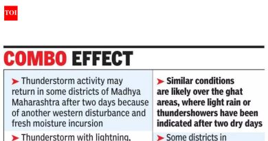 महाराष्ट्राच्या काही भागात पुन्हा वादळाची शक्यता