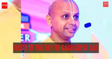 गौर गोपाल दास उद्धरण: गौर गोपाल दास यांनी दिलेला दिवसाचा उद्धरण: “शांत, आनंदी आणि समाधानी वाटणे हे आपल्या जीवनातील आव्हाने टाळण्याबद्दल नाही, तर कसे…”
