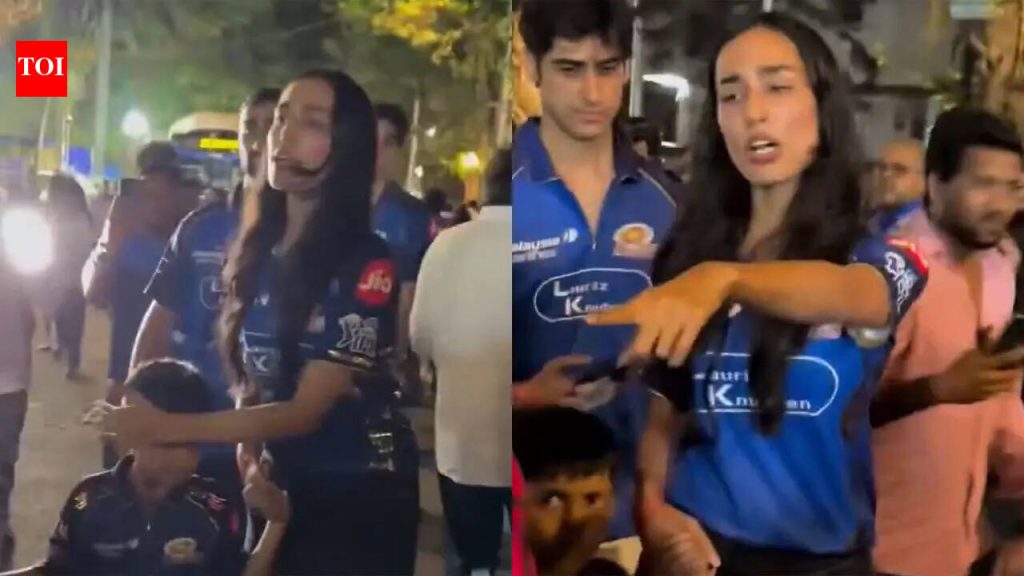 ‘अगस्त्या, तू ठीक आहेस ना?’ मुंबई इंडियन्सच्या विजयानंतर हार्दिक पांड्याची गर्लफ्रेंड माहिका शर्मा छायाचित्रकारांवर ताव मारते – पहा