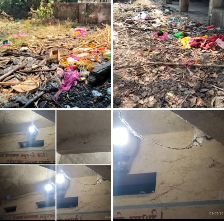 तळेगाव दाभाडेतील बनेश्वर स्मशानभूमीतील अस्वच्छतेमुळे नागरिकांमध्ये संताप