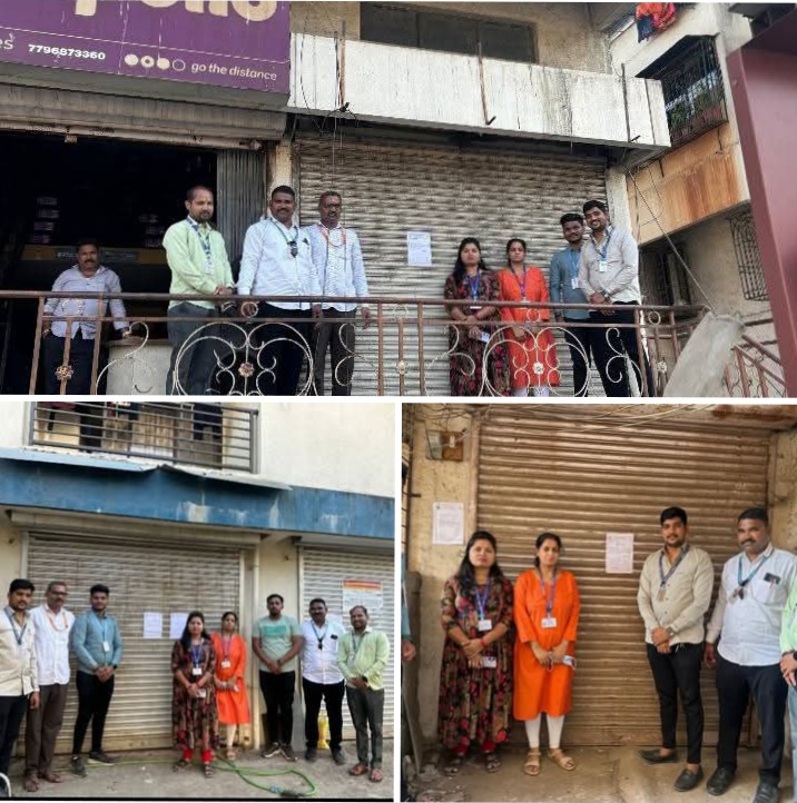 थकबाकीदारांवर तळेगाव नगरपरिषदेचा बडगा: तीन व्यावसायिक मालमत्ता सील