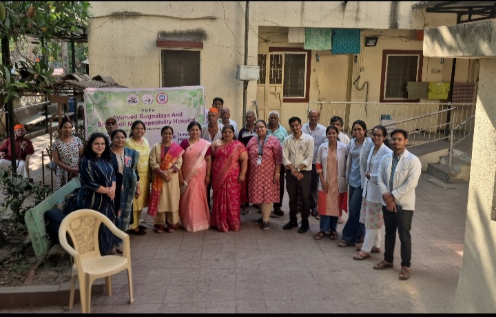 तळेगाव दाभाडे येथे वानप्रस्थाश्रमात मोफत आरोग्य तपासणी शिबिर