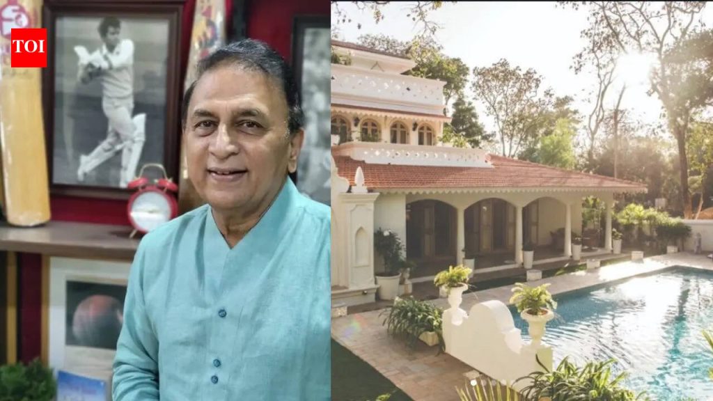 सुनील गावस्कर, उर्फ ​​“लिटिल मास्टर”, गोव्यातील हॉलिडे होम हे ₹ 20 कोटींचे व्हिला मिश्रित वारसा आहे, किनार्यावरील मोहिनीसह लक्झरी आहे