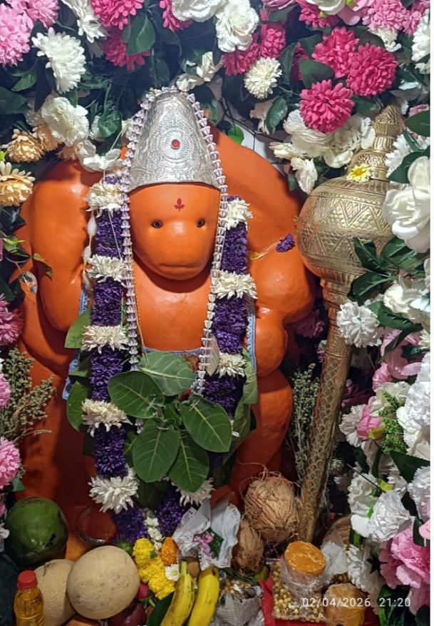 विजय मारुती खिंड मंदिरात हनुमान जन्मोत्सवाची भक्तीमय पहाट; महाअभिषेकाने दुमदुमले दैवी वातावरण