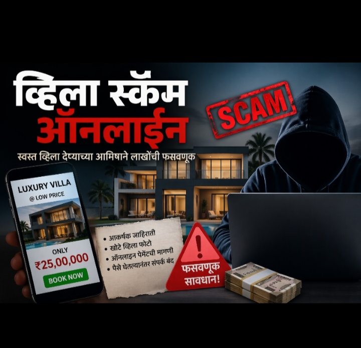 लोणावळ्यात व्हिला बुकिंग च्या ऑनलाइन जाळ्यात पर्यटकांची लूट
