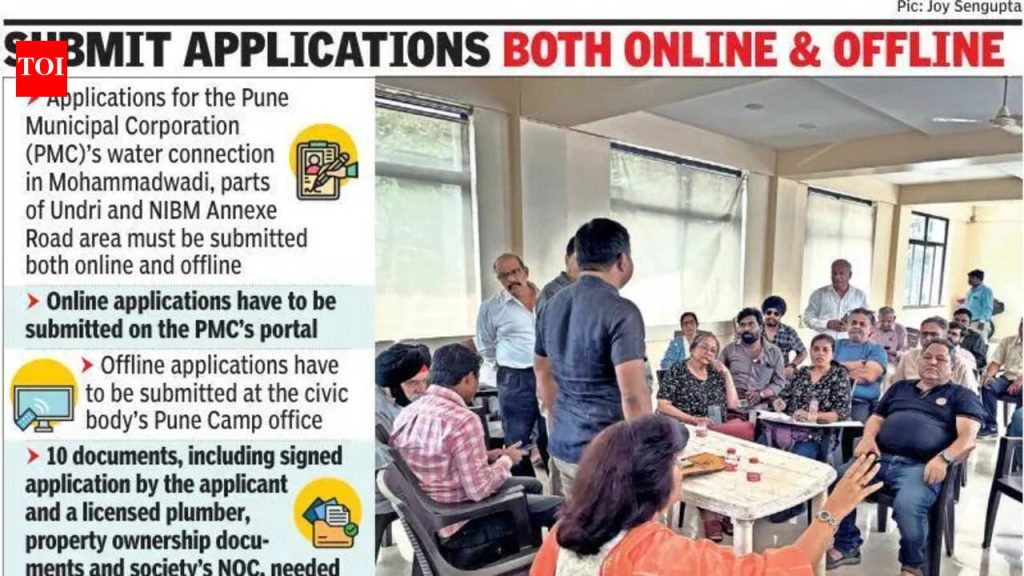 महंमदवाडी परिसरात घरातील पाणी कनेक्शनसाठी प्लंबर ५० हजार रुपयांची मागणी करतात