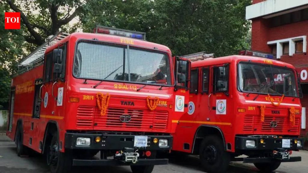 कल्याणीनगर फ्लॅटला आग, फर्निचर जळून खाक