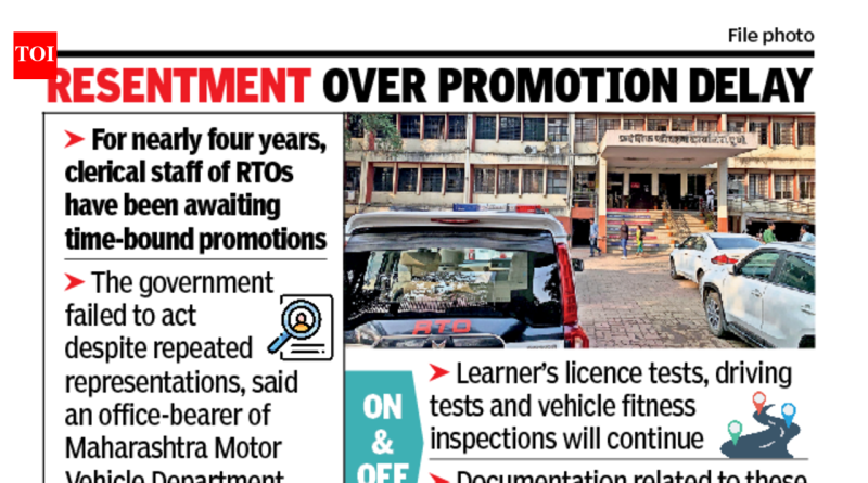 RTO लिपिक कर्मचाऱ्यांच्या संपाचा फटका ड्रायव्हिंग लायसन्स वितरणाला बसणार | पुणे बातम्या RTO लिपिक कर्मचाऱ्यांच्या संपाचा फटका ड्रायव्हिंग लायसन्स वितरणाला बसणार | पुणे बातम्या