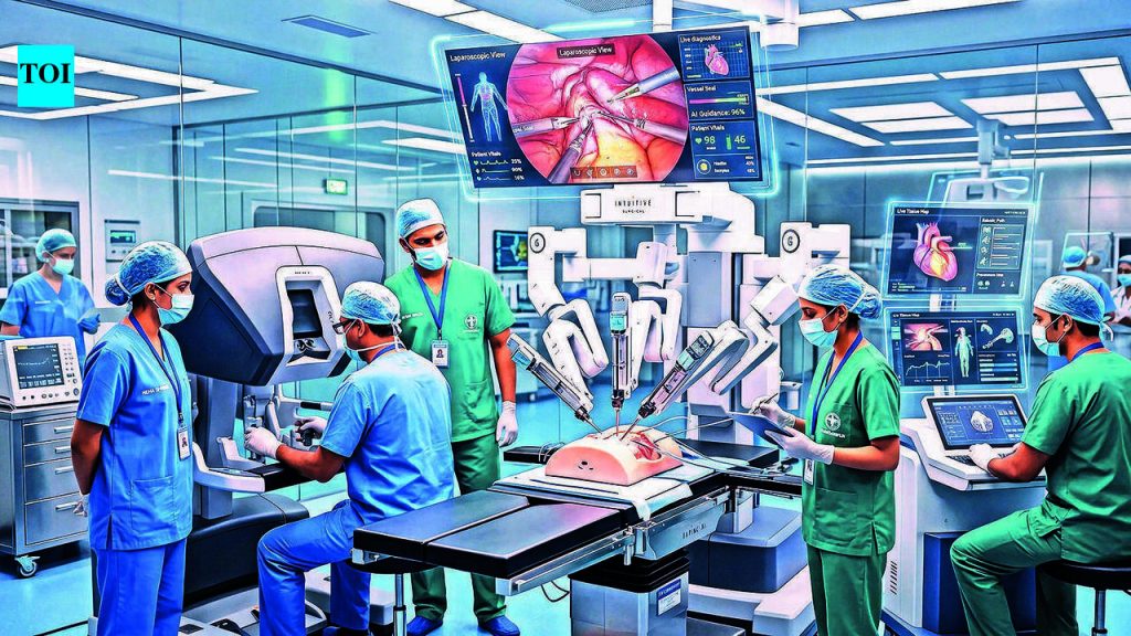जटिल ऑपरेशन्समध्ये अधिक अचूकतेसाठी सर्जन रोबोटिक सहाय्यक प्रक्रियेकडे वळतात | पुणे बातम्या