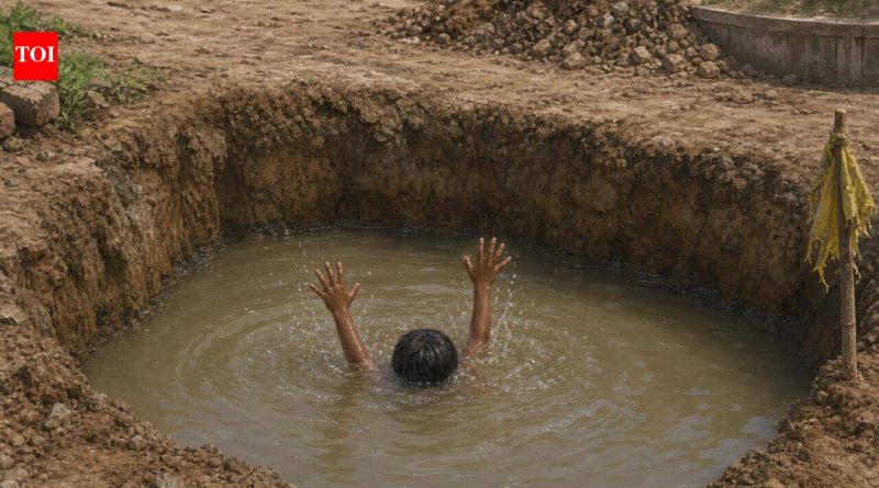 पाण्याने भरलेल्या खड्ड्यात दोन वर्षांच्या मुलाचा बुडून मृत्यू | पुणे बातम्या पाण्याने भरलेल्या खड्ड्यात दोन वर्षांच्या मुलाचा बुडून मृत्यू | पुणे बातम्या