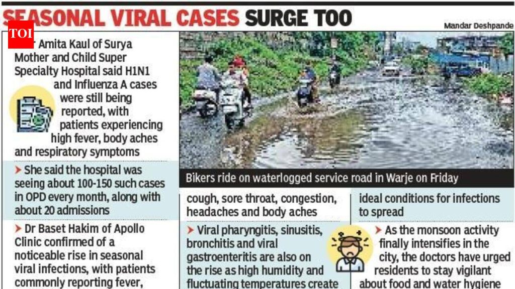 पाण्याच्या कमतरतेमुळे पुण्यात टायफॉइड, आतड्यांसंबंधी संसर्ग वाढला, डॉक्टरांचे म्हणणे पीएमसी टॅलीपेक्षा जास्त प्रकरणे असण्याची शक्यता | पुणे बातम्या