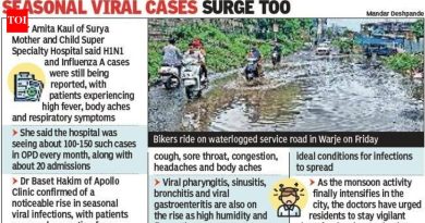 पाण्याच्या कमतरतेमुळे पुण्यात टायफॉइड, आतड्यांसंबंधी संसर्ग वाढला, डॉक्टरांचे म्हणणे पीएमसी टॅलीपेक्षा जास्त प्रकरणे असण्याची शक्यता | पुणे बातम्या
