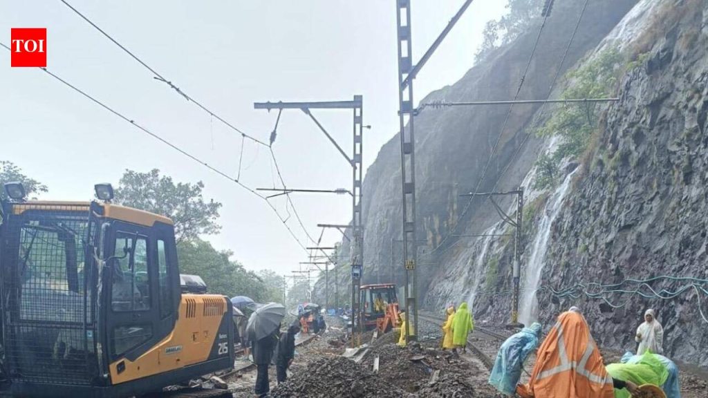 ढिगाऱ्यांमुळे दुसऱ्या दिवशीही गाड्या ठप्प, प्रवासी अनिश्चिततेने ग्रासले