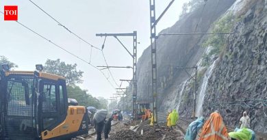 ढिगाऱ्यांमुळे दुसऱ्या दिवशीही गाड्या ठप्प, प्रवासी अनिश्चिततेने ग्रासले