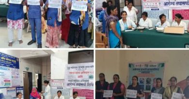 नमस्ते दिनानिमित्त स्वच्छता आरोग्य आणि पर्यावरण जनजागृतीला बळ स्वच्छतादूतांसाठी आरोग्य तपासणी, धनुर्वात लसीकरण:विद्यार्थ्यांकडून माझी वसुंधरा शपथ