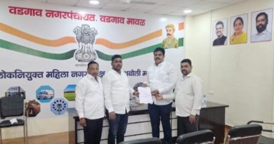 मोरया चौकात सीसीटीव्ही व ओपन जिमची नागरिकांची मागणी: वडगाव मावळ नगरपंचायतीला निवेदन