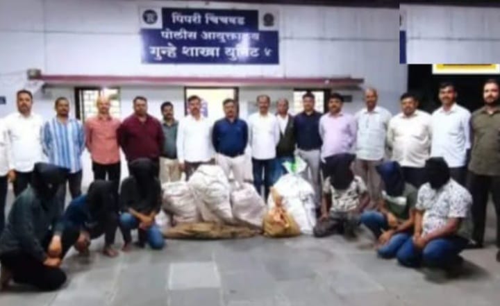 कॉपर चोरांच्या टोळीवर गुन्हे शाखा युनिट ४चा घणाघात; १९ लाख ८४ हजारांचा मुद्देमाल जप्त